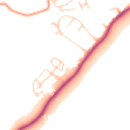 Daytime road noise heatmap for CT21 4AX