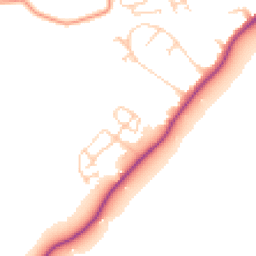 Daytime road noise heatmap for CT21 4AY