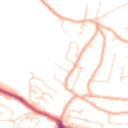 Daytime road noise heatmap for CT21 4BE