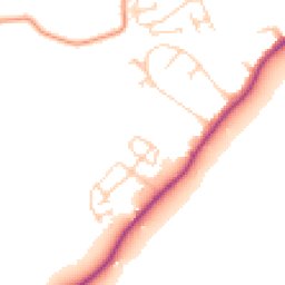 Daytime road noise heatmap for CT21 4BF