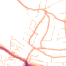 Daytime road noise heatmap for CT21 4BG