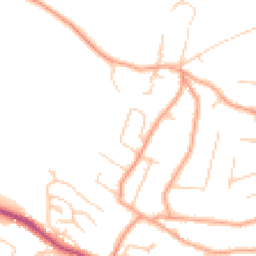 Daytime road noise heatmap for CT21 4BH