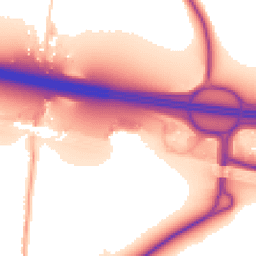 Daytime road noise heatmap for CT21 4BL