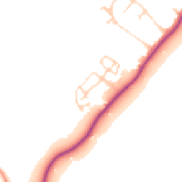 Daytime road noise heatmap for CT21 4BN