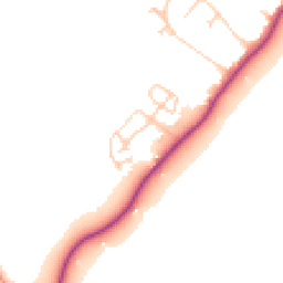 Daytime road noise heatmap for CT21 4BQ