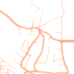 Daytime road noise heatmap for CT21 4BX