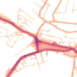 Daytime road noise heatmap for CT21 4BZ
