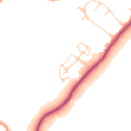 Daytime road noise heatmap for CT21 4DA