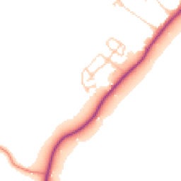 Daytime road noise heatmap for CT21 4DB