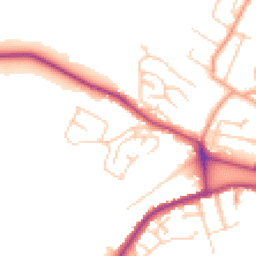 Daytime road noise heatmap for CT21 4DG