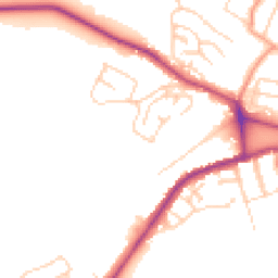 Daytime road noise heatmap for CT21 4DH