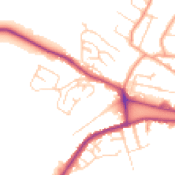 Daytime road noise heatmap for CT21 4DL