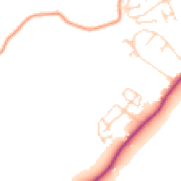 Daytime road noise heatmap for CT21 4FF