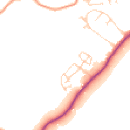 Daytime road noise heatmap for CT21 4FH