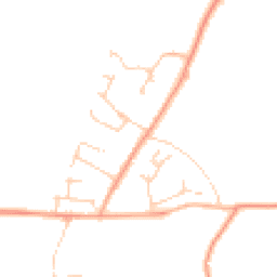 Daytime road noise heatmap for CT21 4JY
