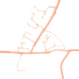 Daytime road noise heatmap for CT21 4JZ
