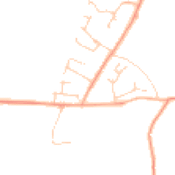 Daytime road noise heatmap for CT21 4LD