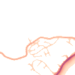 Daytime road noise heatmap for CT21 4NQ