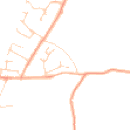 Daytime road noise heatmap for CT21 4PW