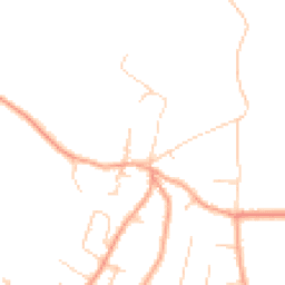 Daytime road noise heatmap for CT21 4PY