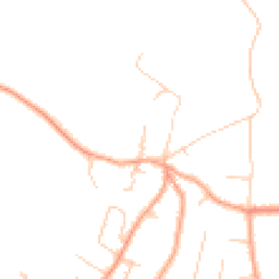 Daytime road noise heatmap for CT21 4QE