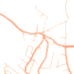 Daytime road noise heatmap for CT21 4QG