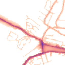Daytime road noise heatmap for CT21 4SG