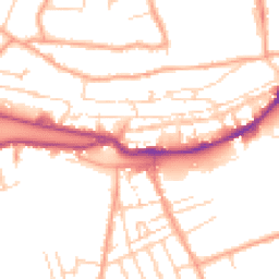Daytime road noise heatmap for CT21 5BE