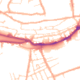 Daytime road noise heatmap for CT21 5BQ