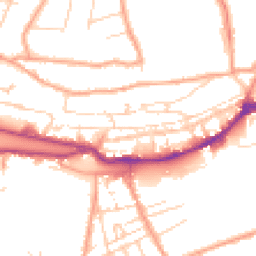 Daytime road noise heatmap for CT21 5BS