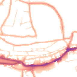 Daytime road noise heatmap for CT21 5EY