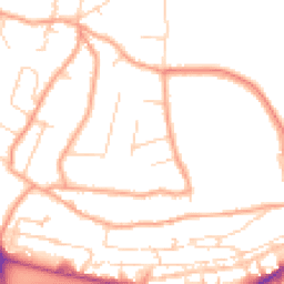 Daytime road noise heatmap for CT21 5HD