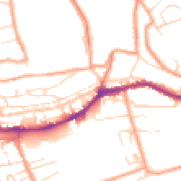 Daytime road noise heatmap for CT21 5JL