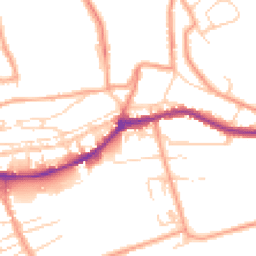 Daytime road noise heatmap for CT21 5JS