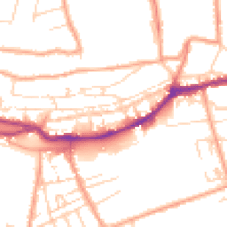 Daytime road noise heatmap for CT21 5LE