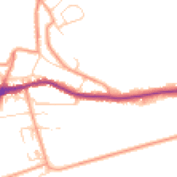 Daytime road noise heatmap for CT21 5QB