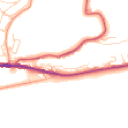 Daytime road noise heatmap for CT21 5RW