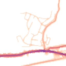 Daytime road noise heatmap for CT21 5TR