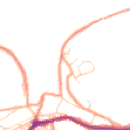 Daytime road noise heatmap for CT21 5XA
