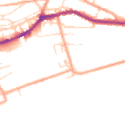 Daytime road noise heatmap for CT21 6AB