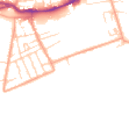 Daytime road noise heatmap for CT21 6AH