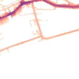 Daytime road noise heatmap for CT21 6AJ