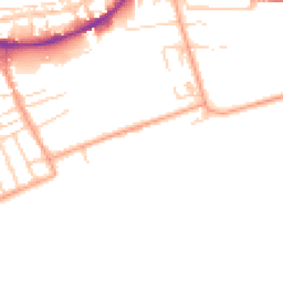 Daytime road noise heatmap for CT21 6AN