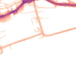 Daytime road noise heatmap for CT21 6BA