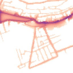 Daytime road noise heatmap for CT21 6BN