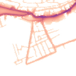 Daytime road noise heatmap for CT21 6BZ