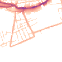 Daytime road noise heatmap for CT21 6DY