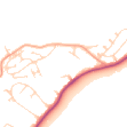Daytime road noise heatmap for CT21 6FQ