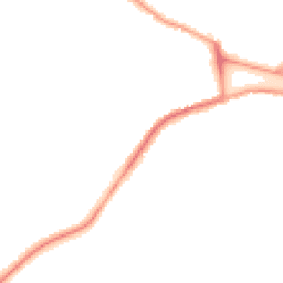 Night-time road noise heatmap for CT21 6LW