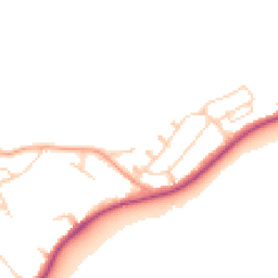 Daytime road noise heatmap for CT21 6QF
